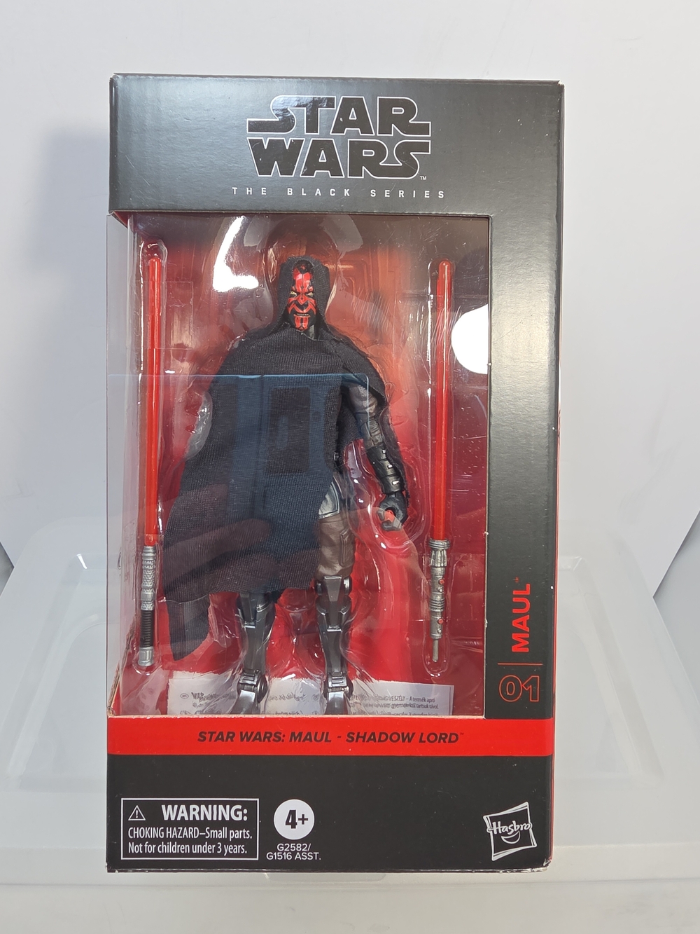 Star Wars Black Series Maul Shadow Lord #01 6” Figure Hasbro NIP (B4)